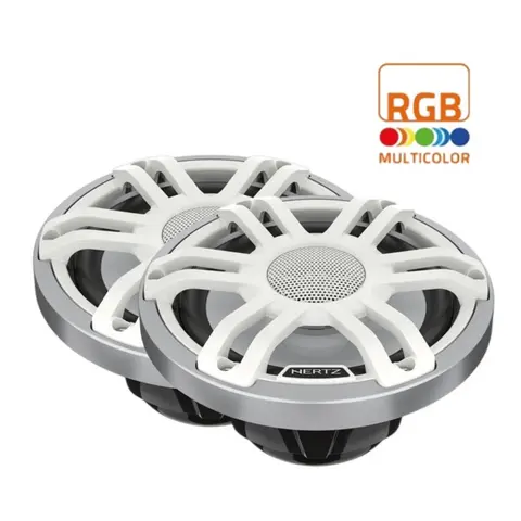 HERTZ AUDIO Høyttaler HMX 6.5 S-LD-SW IP65 - 75W RMS -  RGB LED-lys