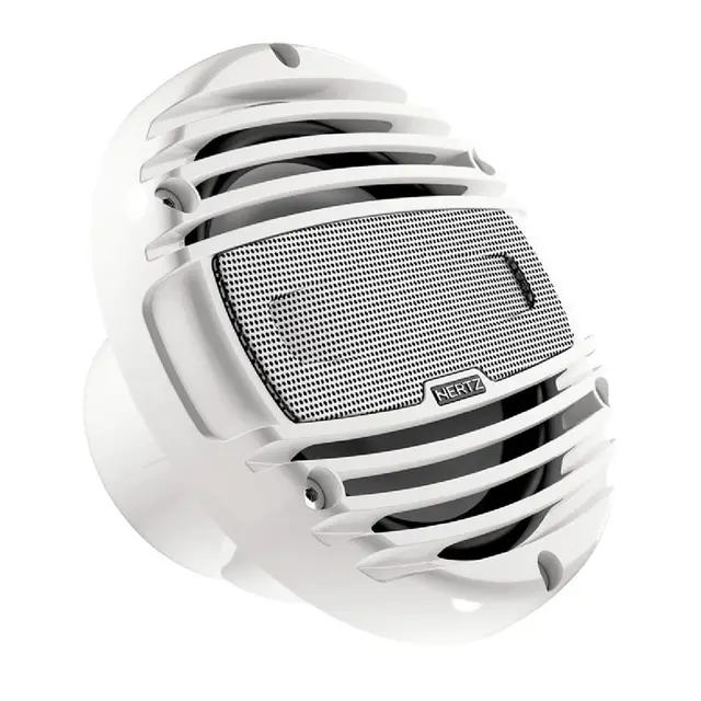 HERTZ HMX65LD, 6½" koaxial 2-v hvit LED Sprutsikker IP65, 150W RGB LED-lys 
