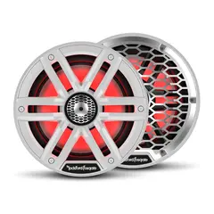 ROCKFORD FOSGATE   Marine, 6,5&quot; hvit Marine 6,5&quot;, 2-veis, 150/600W, LED-lys