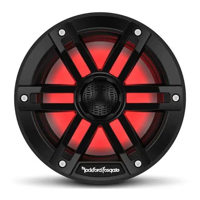 ROCKFORD FOSGATE   Marine, 6½" sort Marine 6½, 2-veis, 75/300W, LED-lys 
