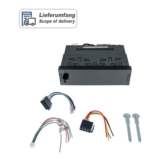 AMPIRE CPR60 sterio - 6,38'' skjerm DAB+ Apple CarPlay/Android Auto - 1 DIN 