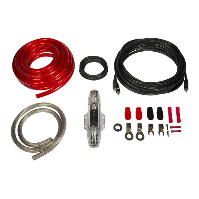 ESX Strømkit, 35 mm² Kabelkit med RCA og ANL sikringsholder 