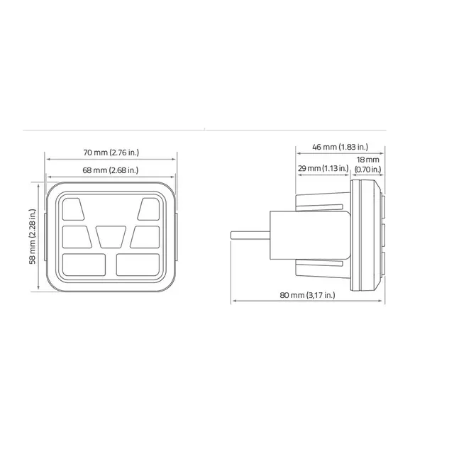 HERTZ HMCU fjernkontroll For HMR10D, HMR20dab og HMR50dab 