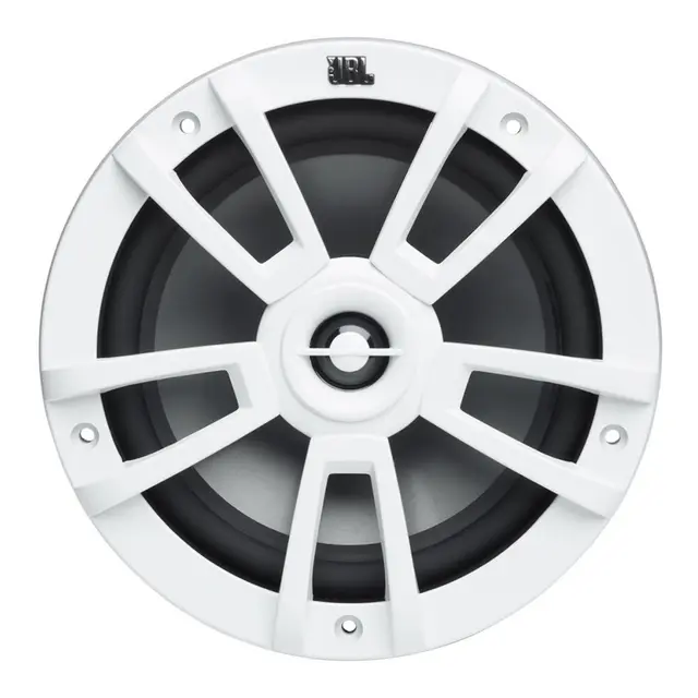 JBL Marine, 8" koaxial 2-veis hvit Sprutsikker IPx5, 375w max 