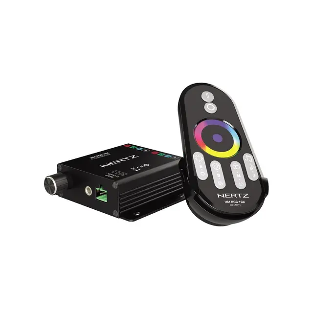 HERTZ HM RGB 1 BK Fjernkontroll for HMX LD høyttalere - LED høyttaler 