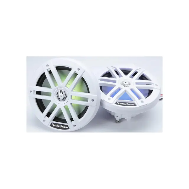 ROCKFORD FOSGATE   Marine, 8" hvit M18 Marine 8", 2-veis, 150/600W, LED-lys 
