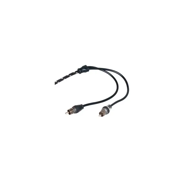 ROCKFORD FOSGATE   Signalkabel, 1 Meter Dobbelt skjermet flettet Signal kabel 