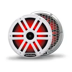 ROCKFORD FOSGATE Marine horn, 10&quot; hvit Marine 10&quot;, 2-veis, 300/1200W, LED-lys