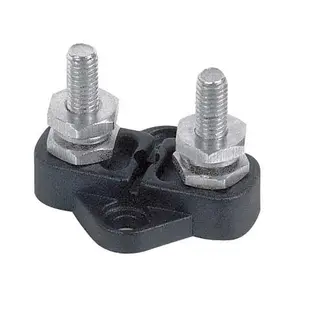 BEP El. kobling &quot;Studs&quot; dobbel &#216;6mm u/deksel
