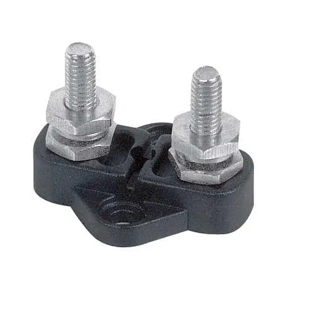 BEP El. kobling "Studs" dobbel Ø6mm u/deksel 