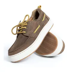 BOATBOOT Boatshoe Skinn Str. 43, Brun