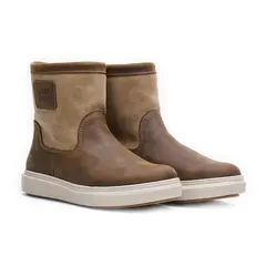 BOATBOOT Lowcut Seilst&#248;vel Str 43,  Skinn/Canvas, Brun
