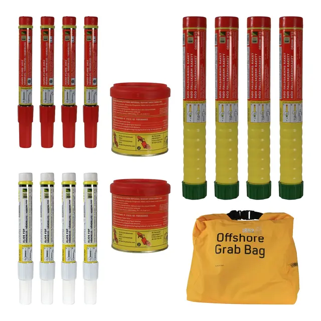Nødsignalpakke Havseilas m/ grab bag 