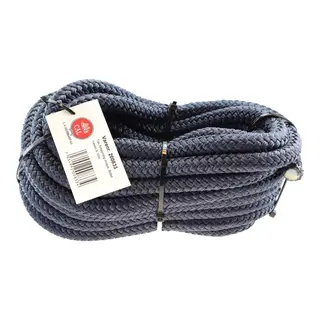 Fort&#248;yningstau m/&#248;ye, flettet 14mm X 10m Farge: Marine bl&#229;