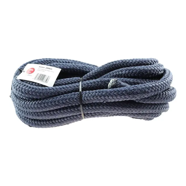 Fortøyningstau m/øye, flettet 20mm X 10m Farge: Marine Blå 