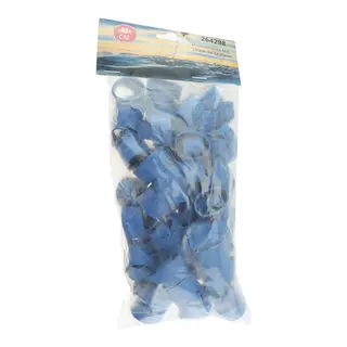 Hummerstrikk - 100 pk Blå - M/L - 25 mm