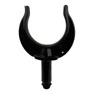 CAL Åregaffel Plast - 2" Sort - 50mm åpning - Ø17mm