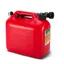 Never Stop Bensinkanne - Rød Plast - 10 Liter- Auto stop helletut