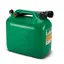 Never Stop Bensinkanne - Grønn Plast - 10 Liter- Auto stop helletut