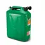Never Stop Bensinkanne - Grønn Plast - 20 Liter- Auto stop helletut