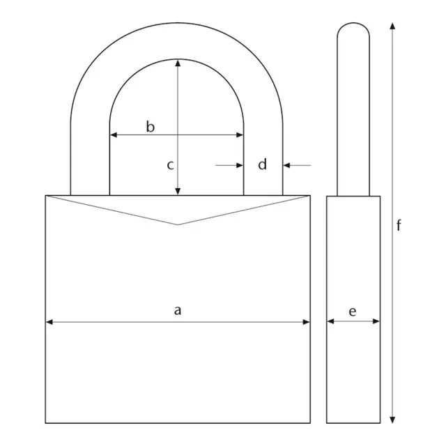 ABUS Hengelås  Touch 57/50 - Fingeravtrykk - Sikkerhet: 8/10 