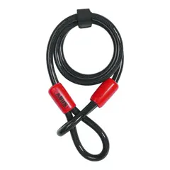ABUS Cobra L&#229;sewire 12mm - 120cm Plastbelagt st&#229;l