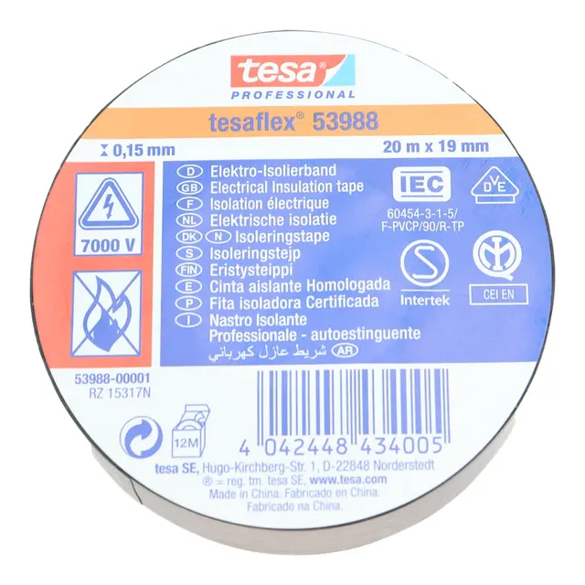 TESA Elektrotape , 19mm x 20m 