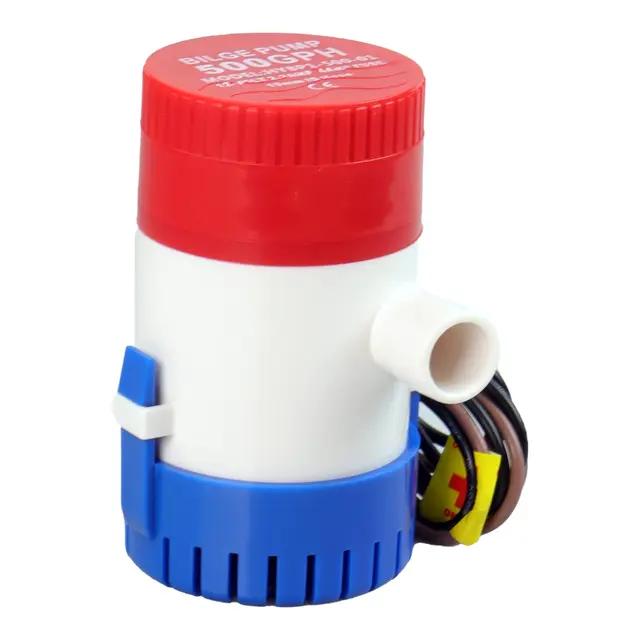 OSEAN Lensepumpe 12V - 500 gph - 1900 l/t 