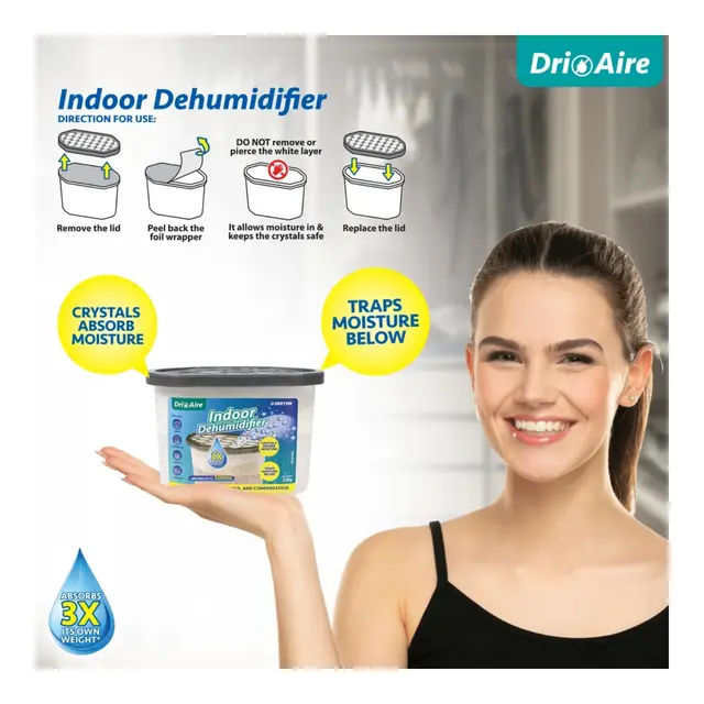 Fuktsluker boks 500ml 10x15x8cm - granulat 