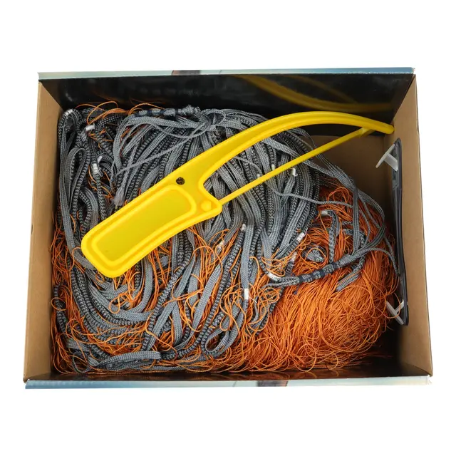 CAL Krabbegarn - Nylon nr 3 Oransje - 50x0,8 meter - 90 mm 