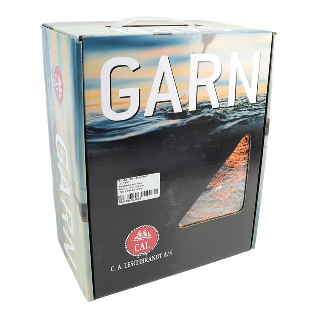 CAL Krabbegarn - Nylon nr 3 Oransje - 50x0,8 meter - 90 mm 
