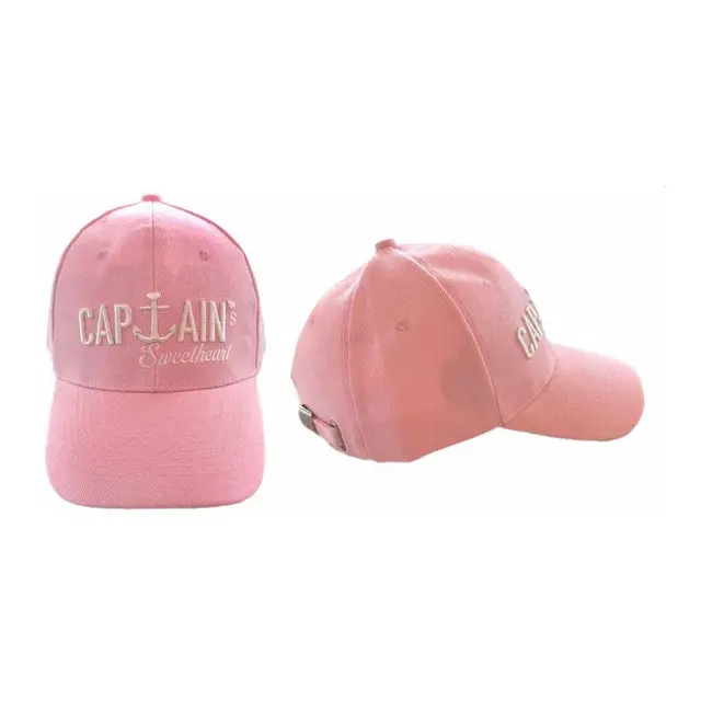 Caps Captain`s Sweetheart Rosa - Justerbar one-size - Marineshop AS