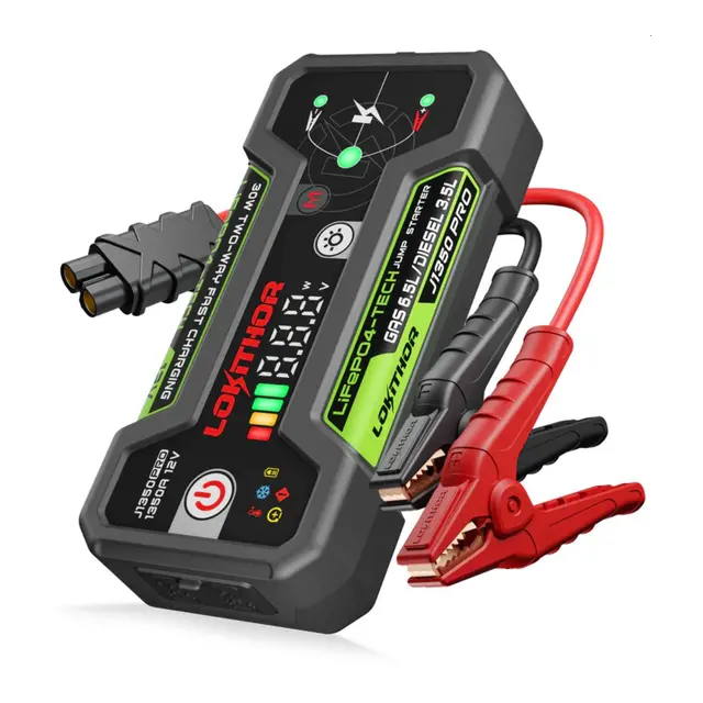 LOKITHOR Lithium Jump Starter J1350 Pro 12v 1350a 25,6Wh Startbooster/Powerbank 