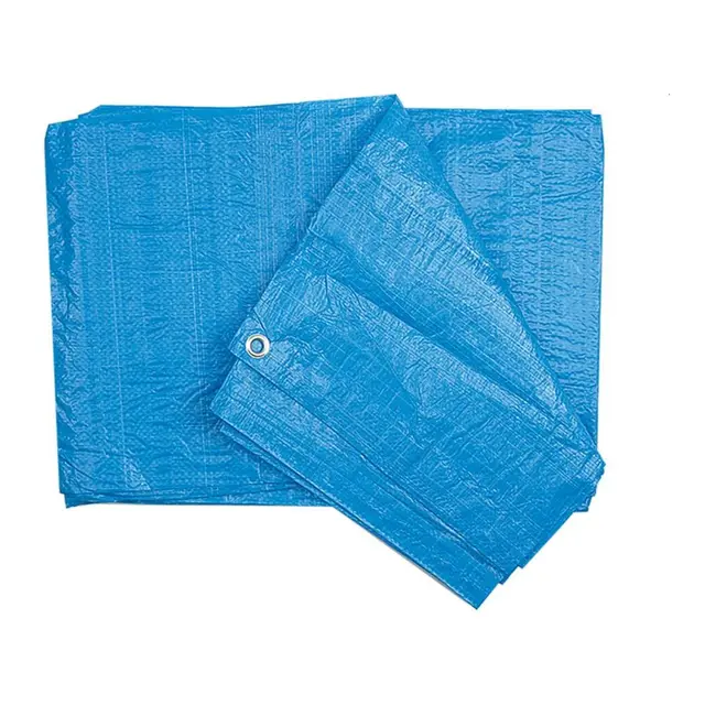 Presenning 90g/m² 6x10m blå Pp/pe 