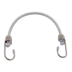 Bagasjestrikk med 2 rustfrie 304 kroker 8mm x 75cm - stroppe strikk