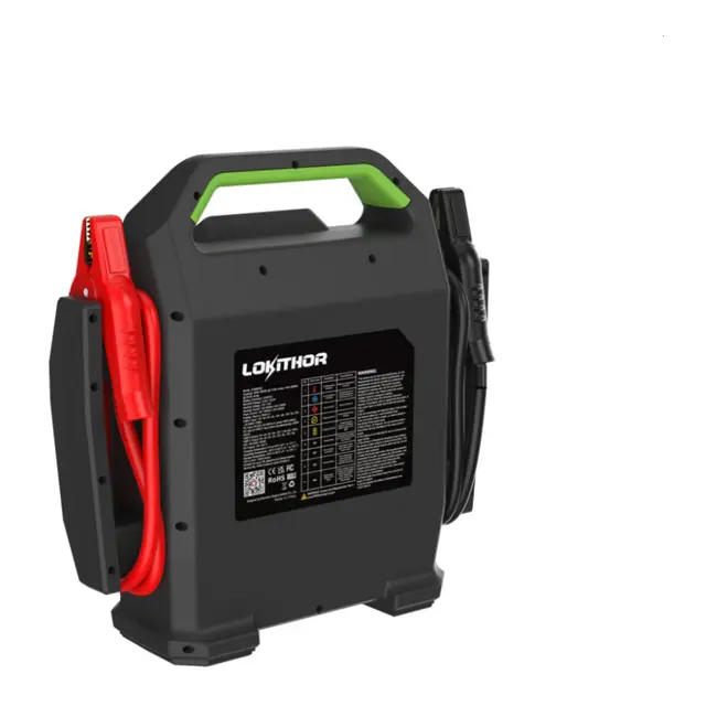 LOKITHOR J10000HD Jump starter Starthjelp - booster 12 og 24V 