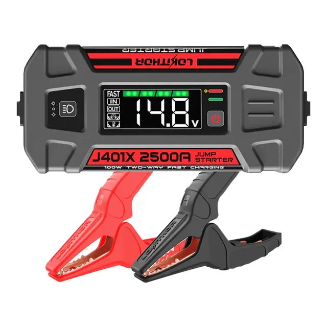 LOKITHOR Lithium Jump Starter J401X 12V - 2500A - 74Wh Startbooster 
