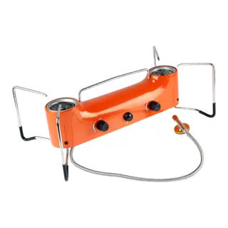 OSEAN dobbel gassbrenner 2x2500w Kokeapparat - Foldbart - Piezotenner