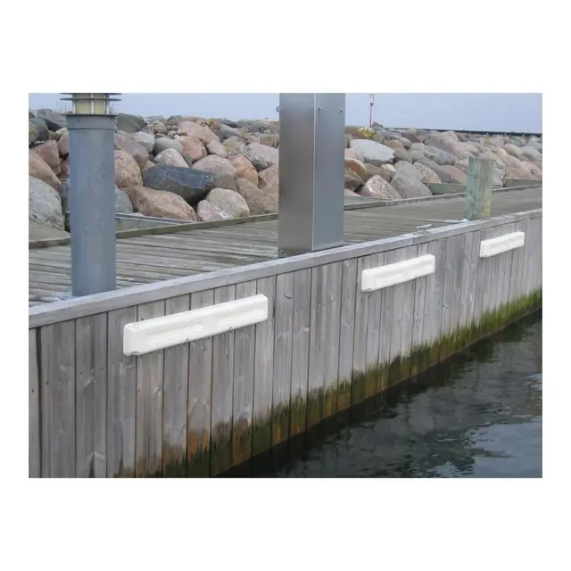 Bryggefender Mini Multidock fender hvit 950 x 120 x 52mm (LxHXD) 