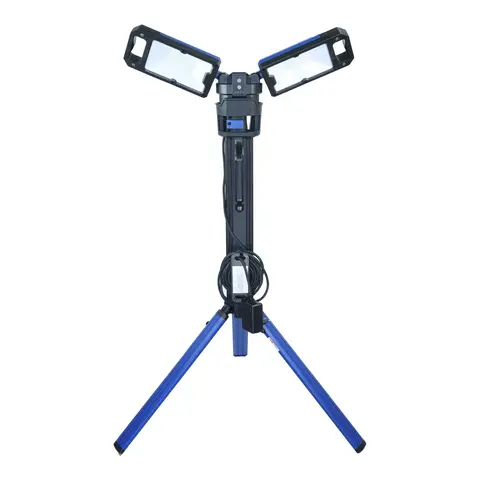 OSEAN Arbeidslampe Proff LED - 5000lm Oppladbar m/stativ