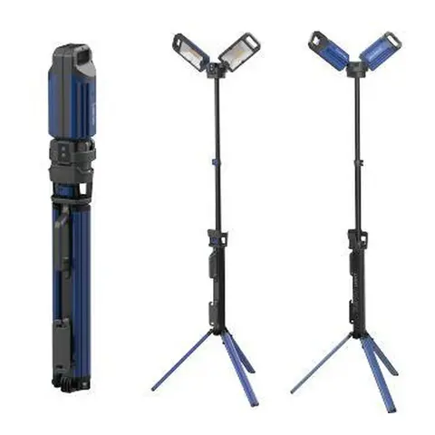 OSEAN Arbeidslampe Proff LED - 5000lm Oppladbar m/stativ 