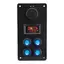 Bryterpanel m/voltmeter og USB uttak 4-veis - 160x80mm