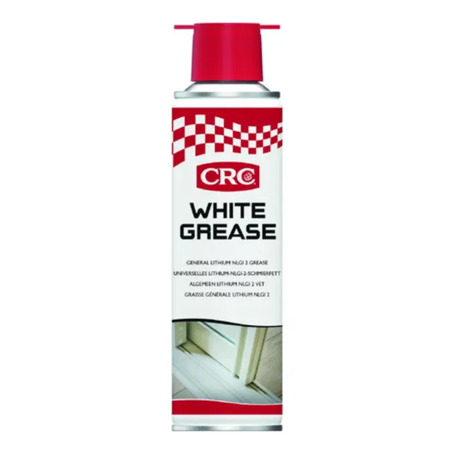 CRC White Grease 250ml - Sprayfett - Smører og beskytter 
