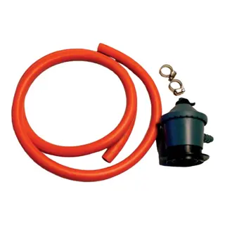 Gassregulator med 1,1m slange Komplett sett - &#216; slange 10mm