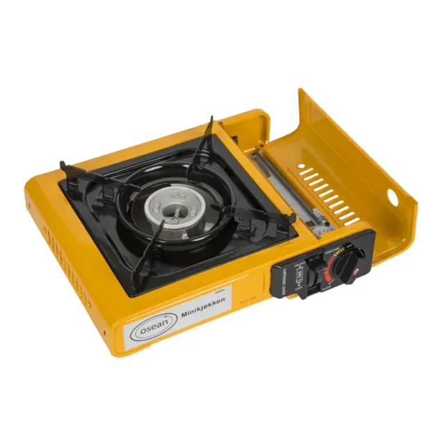 Kokeapparat - Gass 2300W I koffert - Gul - CE godkjent 