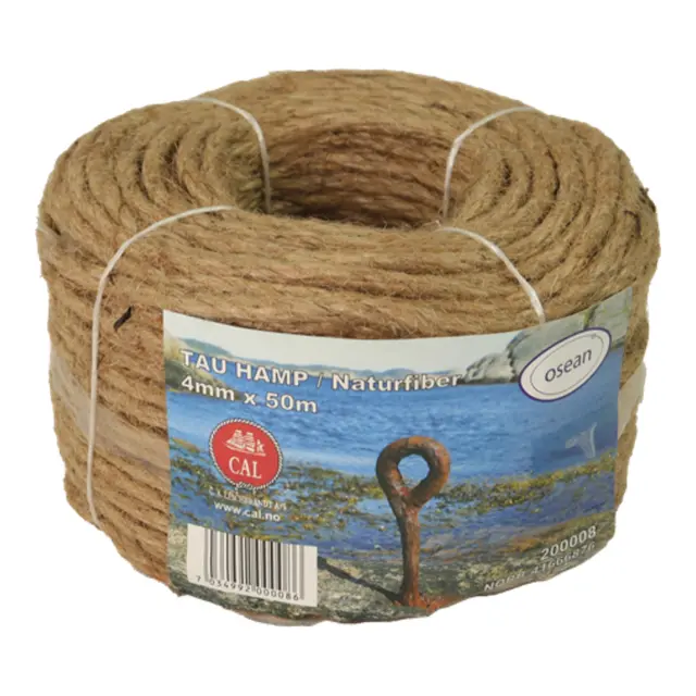 Hamp tau Tau Jute - 4mm  - 50m Kveil 