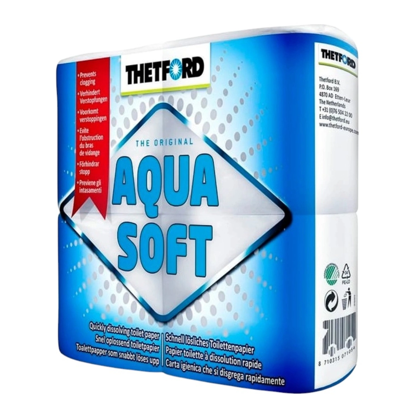 THETFORD Aqua Soft Toalettpapir (4 pk.)