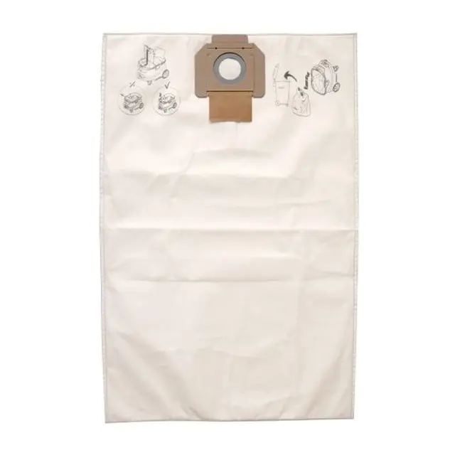 MIRKA Støvsugeposer Fleece, 5pk for støvsugere DE 1230 / 1232 