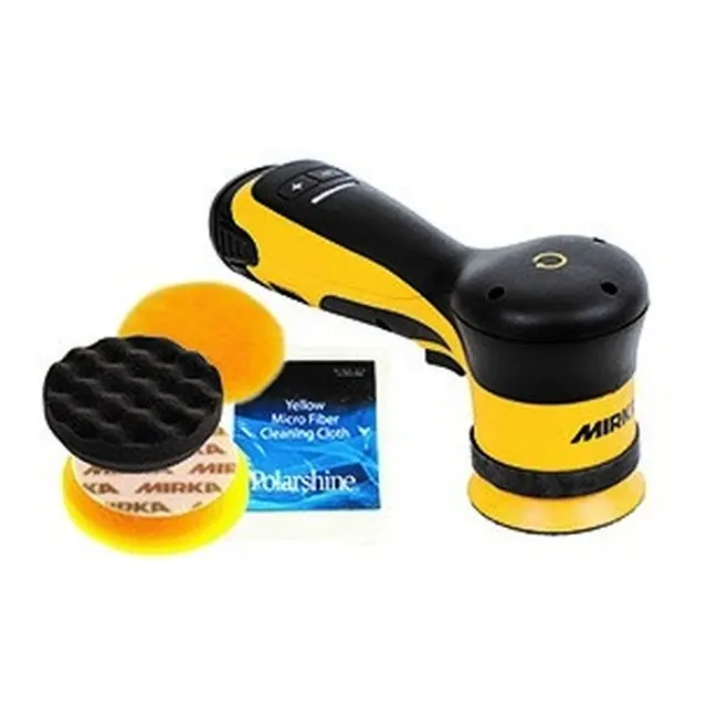 MIRKA Poleringsmaskin ARP-B 300NV Ø77mm 10.8V - inkl. 2x 2.5Ah batteri og lader 