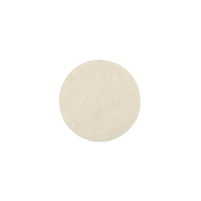 MIRKA Filtpad Ø77x6mm Hvit / 2pk borrelås for bakplate 